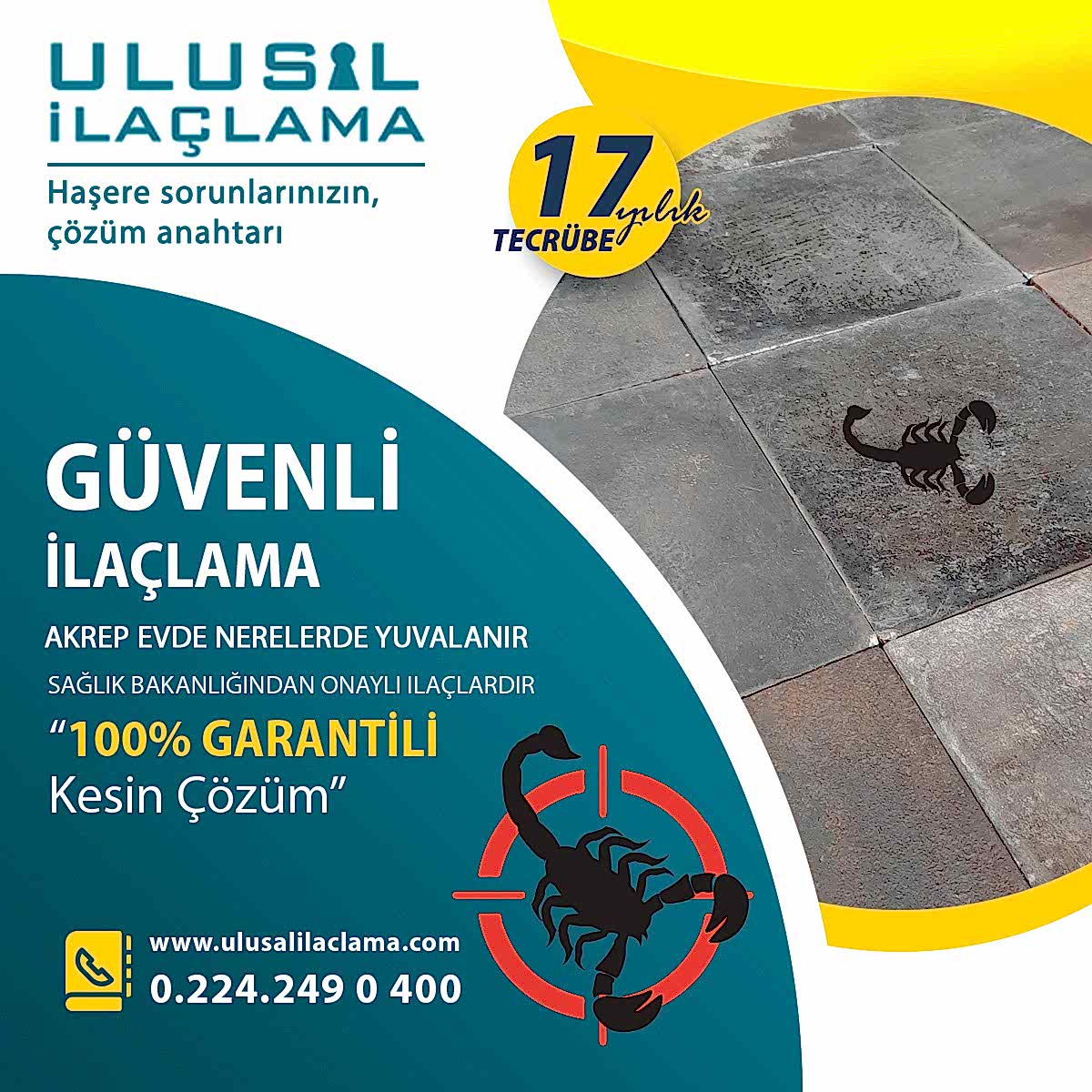 AKREP EVDE NERELERDE YUVALANIR...