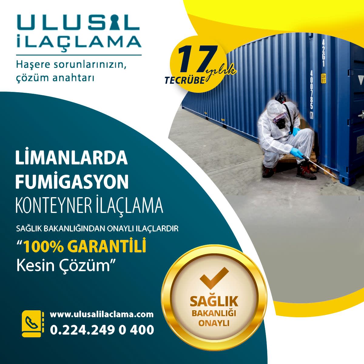 LİMANLARDA FUMİGASYON...