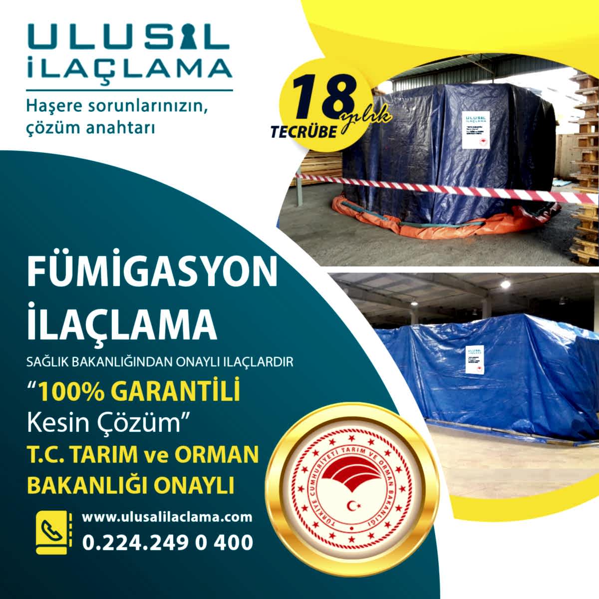 BAKANLIK ONAYLI FÜMİGASYON...