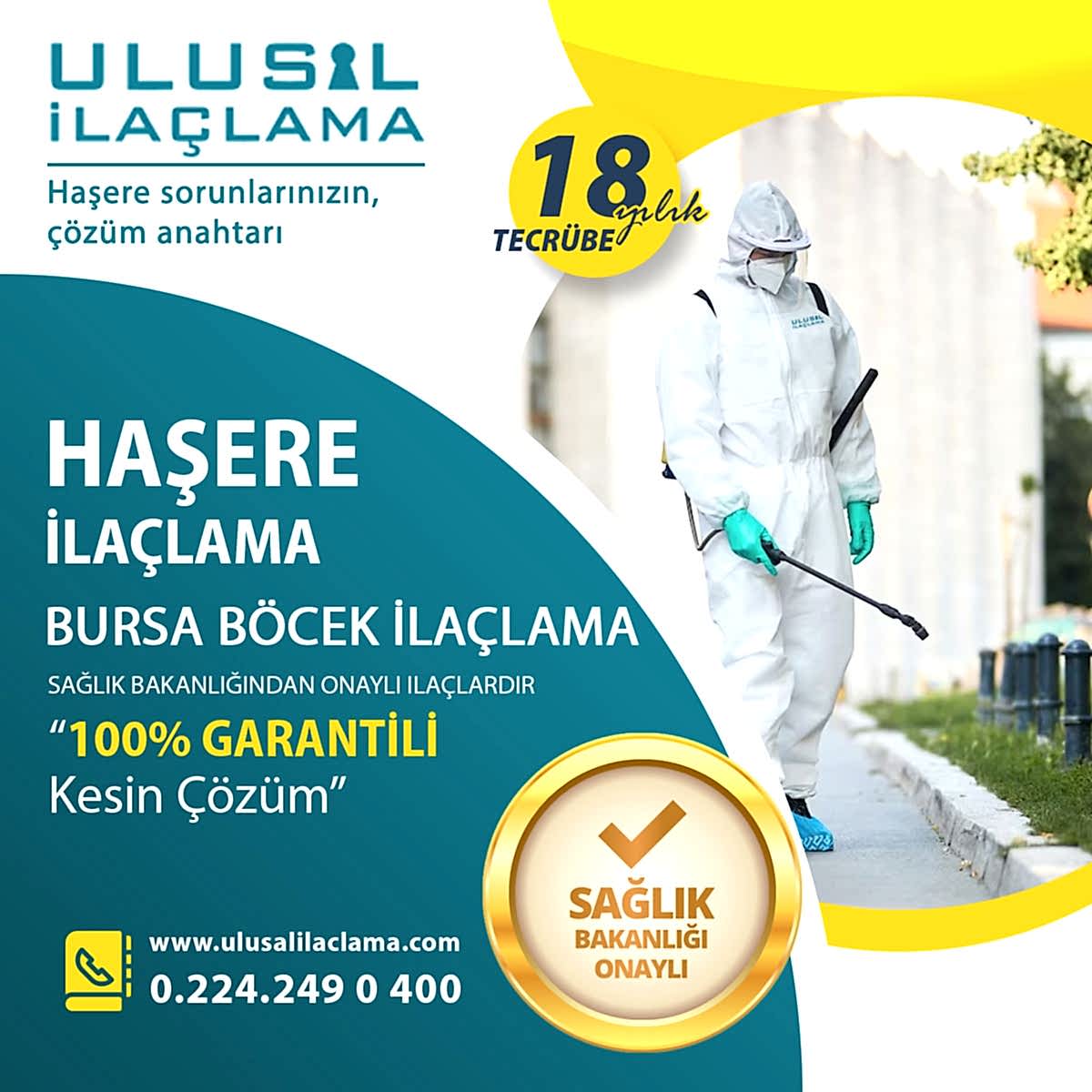 Bursada ilaçlama hizmeti...