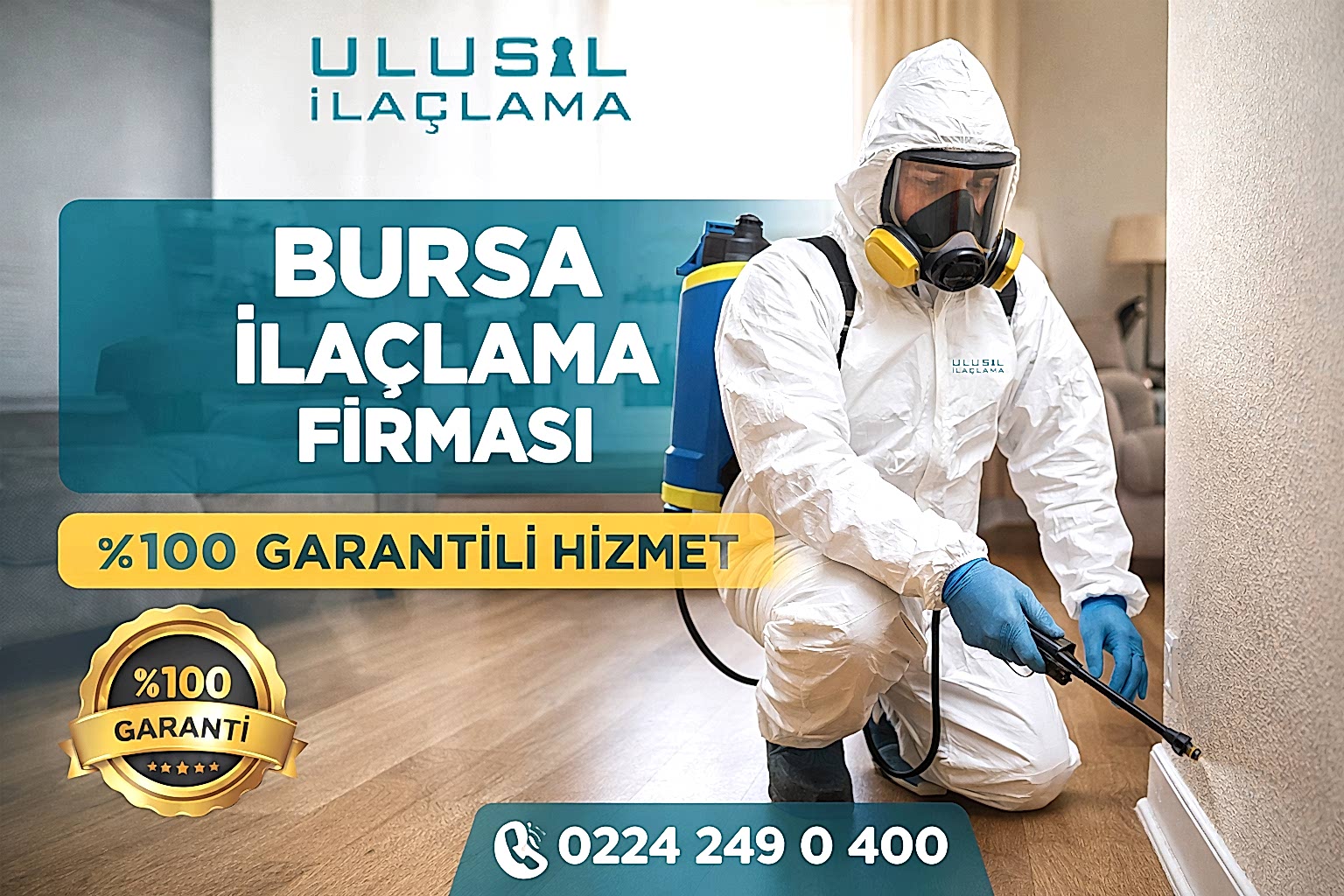 Yaz Geliyor, Bursa’da Haşereler Uyanıyor! %100 Kesin Çözüm Ulusal İlaçlama da...